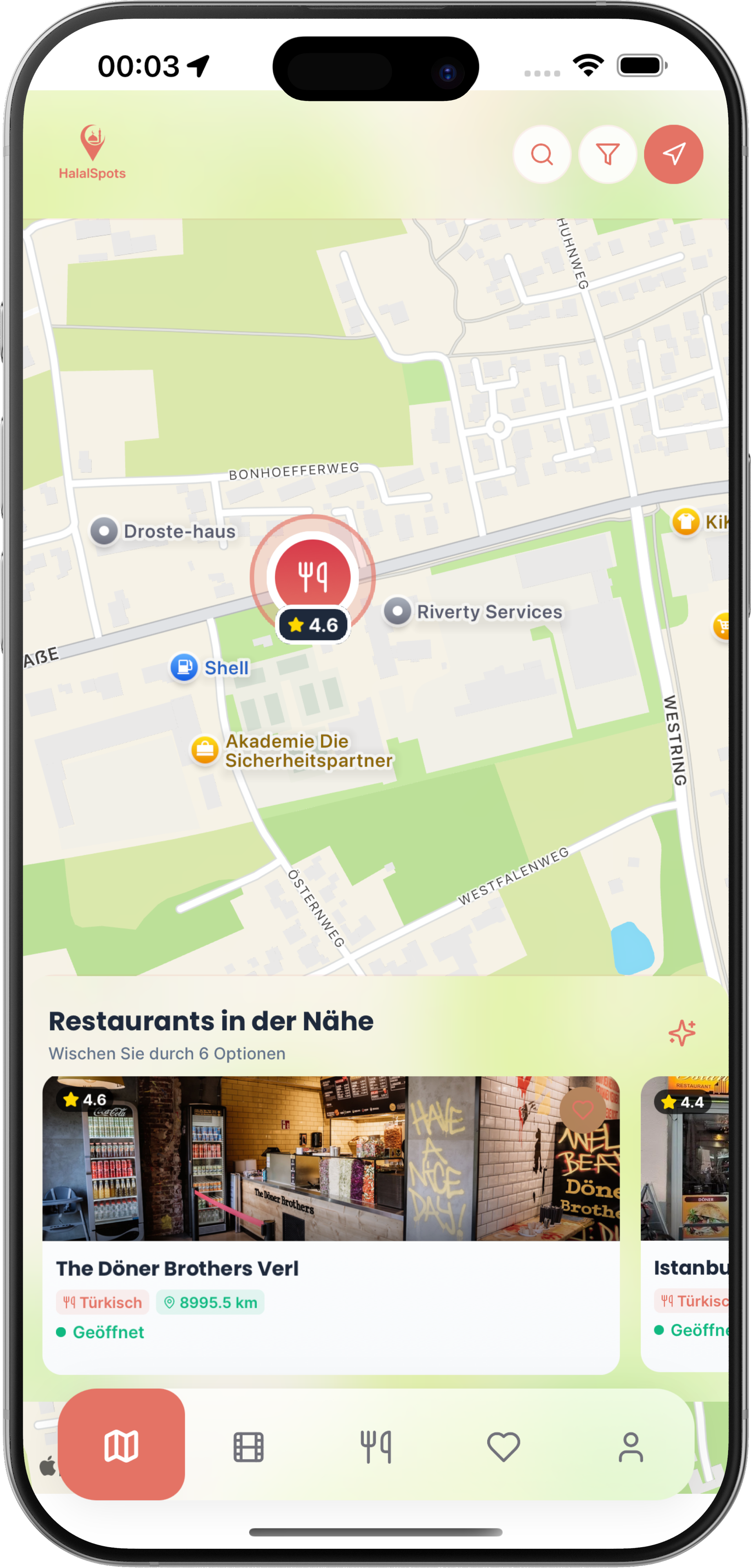 HalalSpots App Vorschau